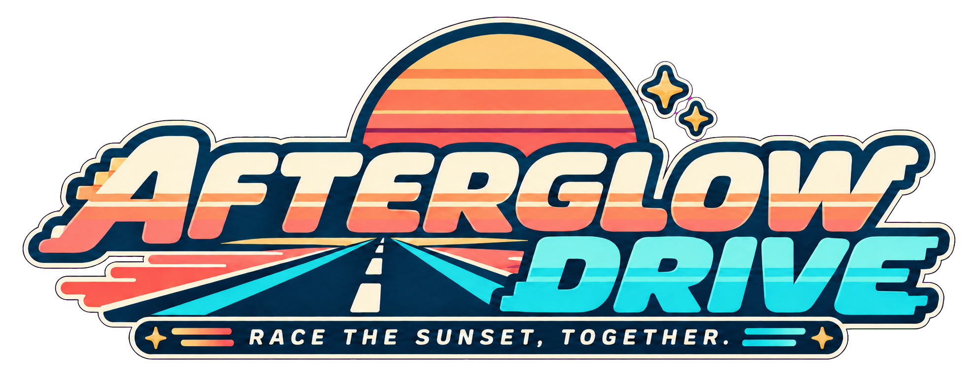Afterglow Drive — Race the sunset, together.